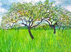 The Orchard Oil on canvas