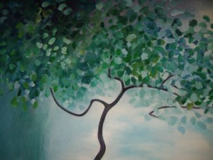 Storm Tree Oil on canvas  Detail