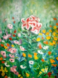 Stargazers Oil on canvas